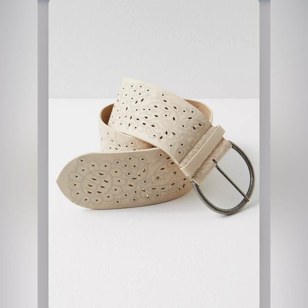 Free people Laurel hip leather belt